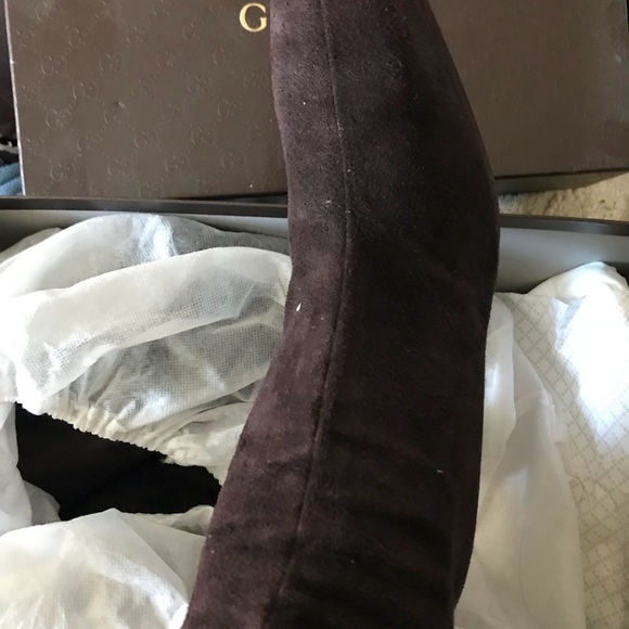 Gucci Brown Suede Boots - Picture 4 of 4